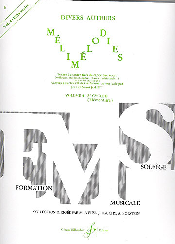Jollet, Jean-Clément : Melimelodies - volume 4
