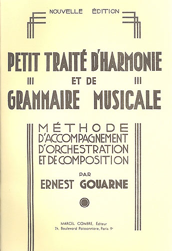 Excoffier, Lucien : Petit Traité D Harmonie Et De Grammaire Musicale
