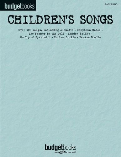 BudgetBooks Children's Songs