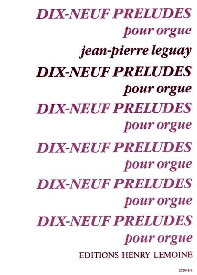 Leguay, Jean-Pierre : Prludes (19)