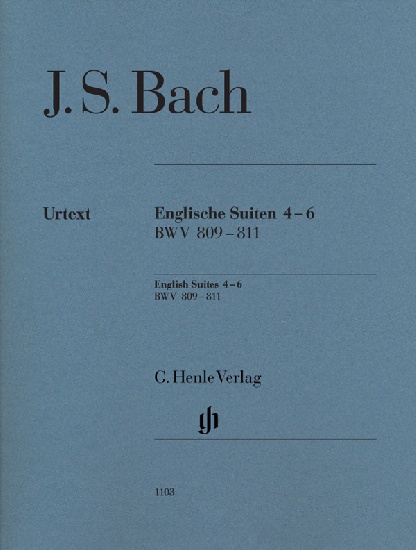 Bach, Johann Sebastian : English Suites 4-6 BWV 809-811