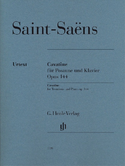 Saint-Saens, Camille : Cavatine for Trombone and Piano op. 144