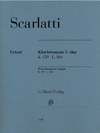Scarlatti, Domenico : Sonate pour piano en Ut majeur K. 159, L. 104