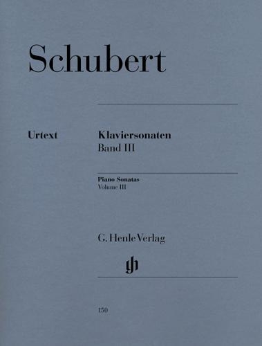 Sonates pour piano - Volume 3 : Sonates de jeunesse et Sonates inachev�es / Piano Sonatas - Volume 3 : Early and Unfinished Sonatas (Schubert, Franz)