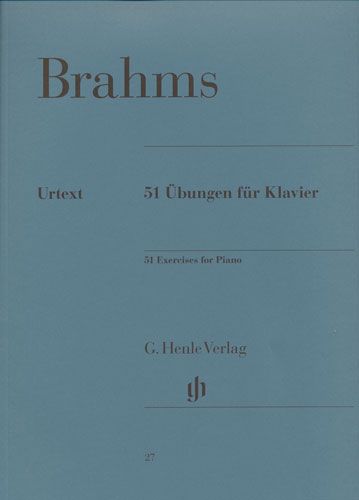 Brahms, Johannes : 51 Exercises For Piano