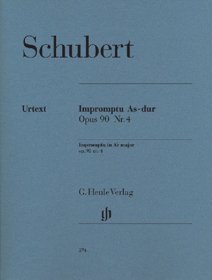 Impromptu en la bémol majeur Opus 90 n° 4 D 899 / Impromptu in A-flat Major Opus 90 No. 4 D 899 (Schubert, Franz)
