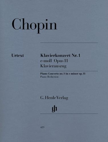 Concerto pour piano et orchestre n° 1 en mi mineur Opus 11 / Concerto for Piano and Orchestra No. 1 in E minor Opus 11 (Chopin, Frédéric)
