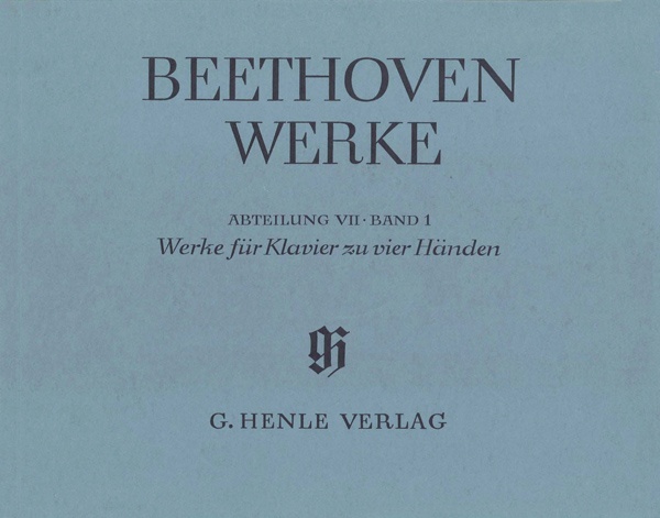 Beethoven, Ludwig van : ?uvres pour piano  quatre mains / Works for Piano four-hands