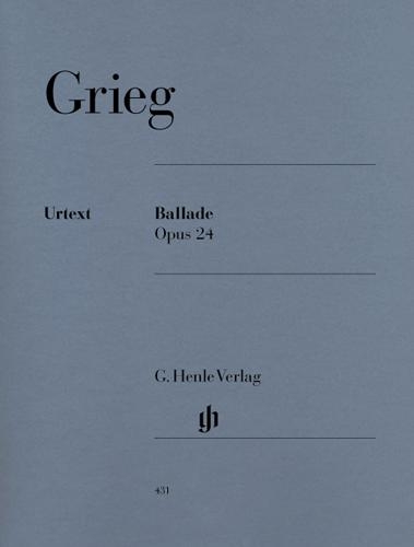 Ballade Opus 24 (en forme de variations sur une mlodie norvgienne) (Grieg, Edward)
