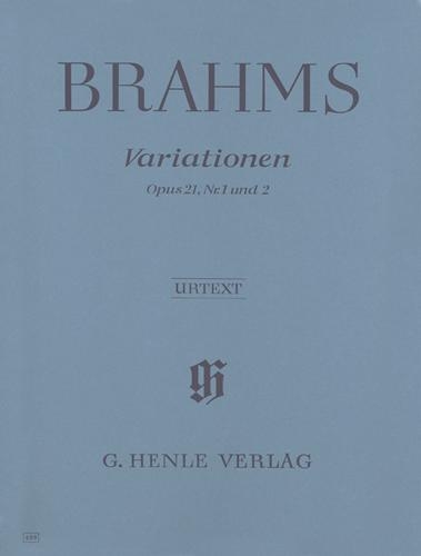 Variations n 1 et 2 Opus 21 / Varioations Opus 21 No. 1 and 2 (Brahms, Johannes)