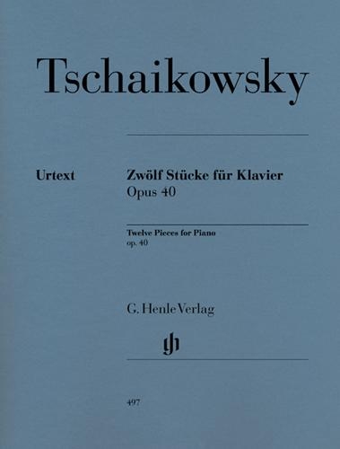 Douze pices pour piano Opus 40 / Twelve Piano Pieces Opus 40 (Tchakovsky, Piotr Ilitch)