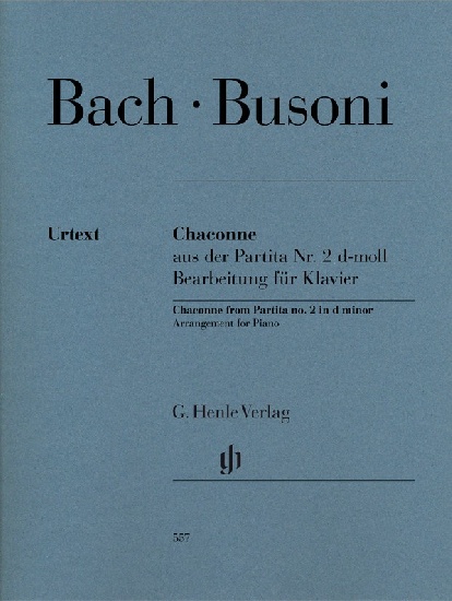 Bach, Jean-Sbastien / Busoni, Ferruccio : Chaconne, extraite de la Partita n 2 en r mineur