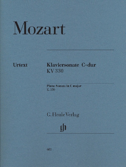 Sonate pour piano en ut majeur KV 330 (300h) / Piano Sonata in C Major KV 330 (300h) (Mozart, Wolfgang Amadeus)