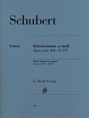 Sonate pour piano en la mineur Opus posth. 164 D 537 / Piano Sonata in A minor Opus post. 164 D 537 (Schubert, Franz)