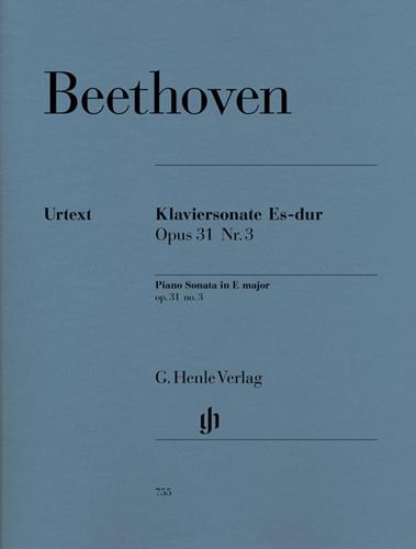 Sonate pour piano en mi bémol majeur Opus 31 n° 3  (La Chasse) / Piano Sonata in E-flat Major Opus 31 No. 3 (Hunting) (Beethoven, Ludwig van)