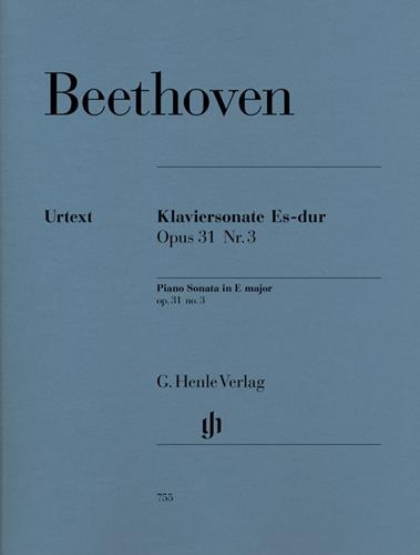 Sonate pour piano en mi bmol majeur Opus 31 n 3  (La Chasse) / Piano Sonata in E-flat Major Opus 31 No. 3 (Hunting) (Beethoven, Ludwig van)