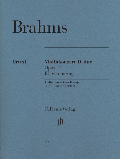 Brahms, Johannes : Violin Concerto in D major Opus 77 - Piano Reduction