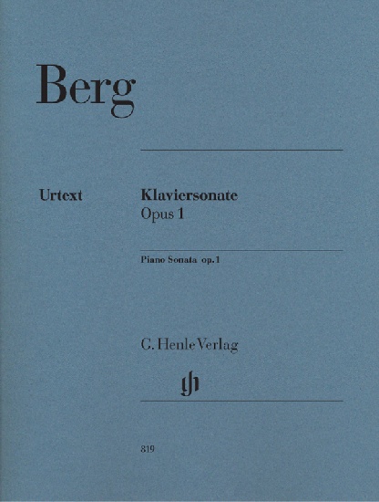 Berg, Alban : Klaviersonate Opus 1