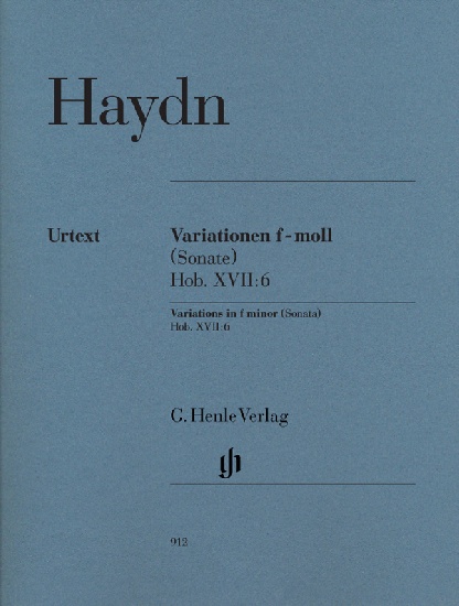 Haydn, Josef : Variations in f minor (sonata) Hob. XVII : 6