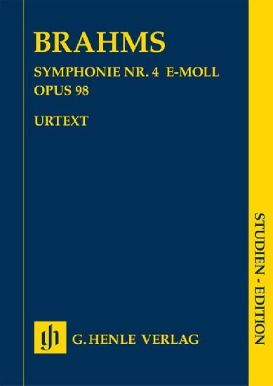 Brahms, Johannes : Symphony no. 4 e minor op. 98