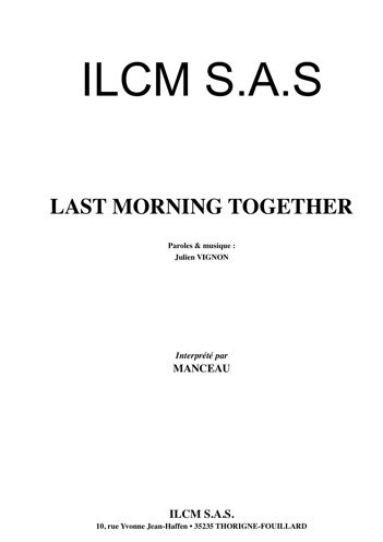 Manceau : Last Morning Together