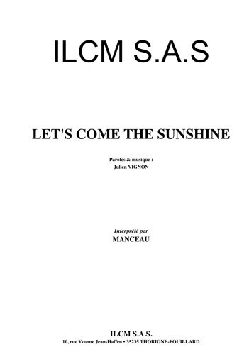Manceau : Let'S Come The Sunshine