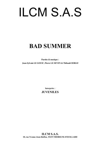 Juveniles : Bad Summer