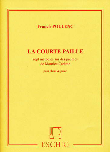 Poulenc, Francis : La Courte Paille