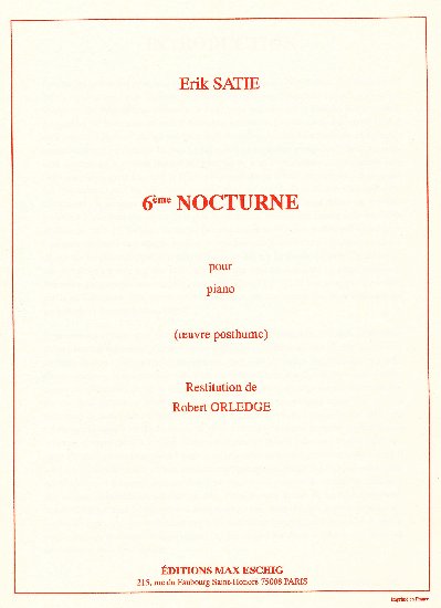 Satie, Erik : Nocturne n° 6