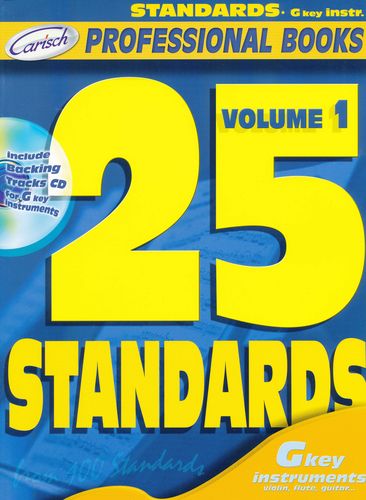 25 standards, volume 1 (instruments en clé de sol)