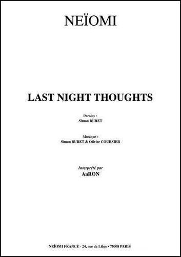 Aaron / Buret, Simon / Coursier, Olivier : Last Night Thoughts