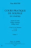 Boutin, Pierre : Cours pratique de solfge - Volume 3