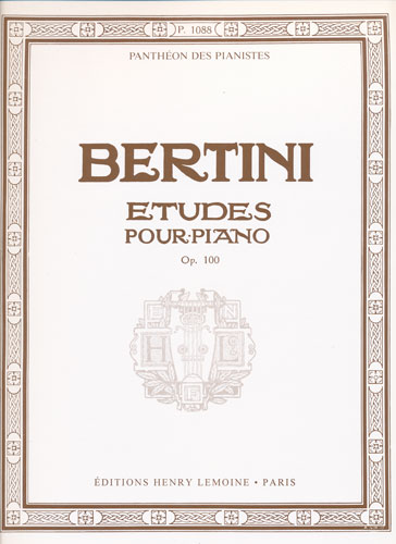 Bertini, Henri : 25 Etudes Opus 100 pour les petites mains