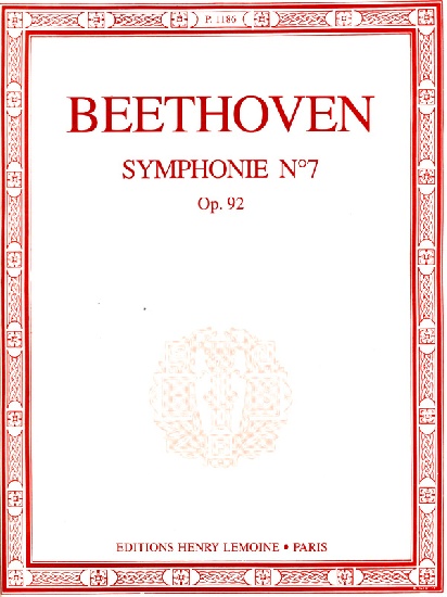 Beethoven, Ludwig van : Symphonie n 7 en la majeur Opus 92