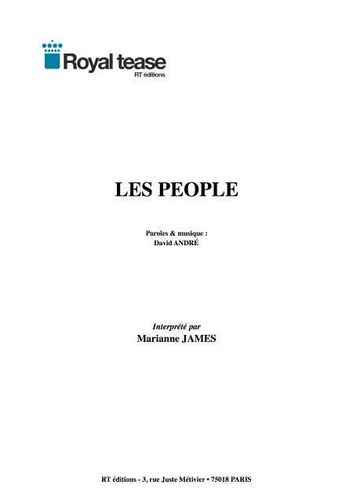 Marianne James / Andr, David : Les People