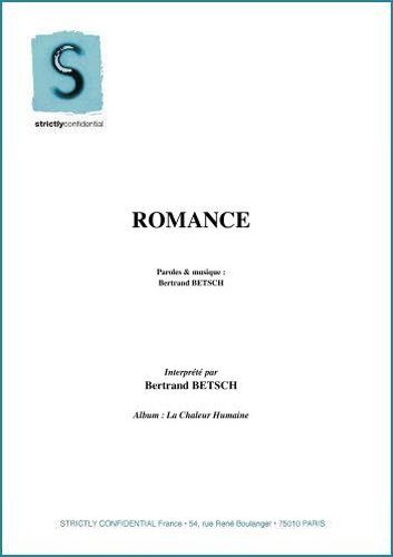 Betsch, Bertrand : Romance