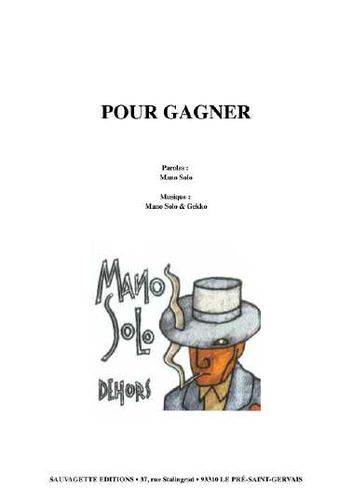 Mano Solo : Pour Gagner