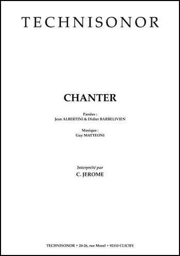 C. Jrome : Chanter
