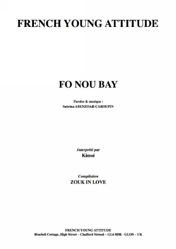 Kimsé : Fo Nou Bay