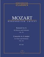 Mozart, Wolfgang Amadeus : Concerto pour piano et orchestre en la majeur KV 414 (n 12) / Concerto for Piano and Orchestra in A Major KV 414 (No. 12)