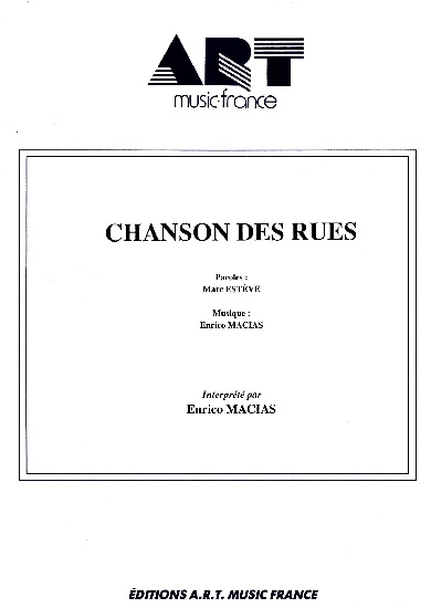 Macias, Enrico : Chanson Des Rues