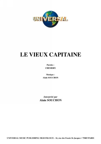 Souchon, Alain : Le Vieux Capitaine