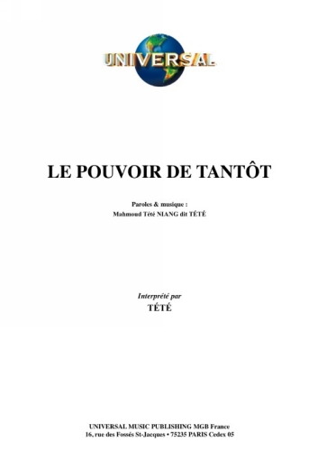 Tt : Le Pouvoir De Tantt