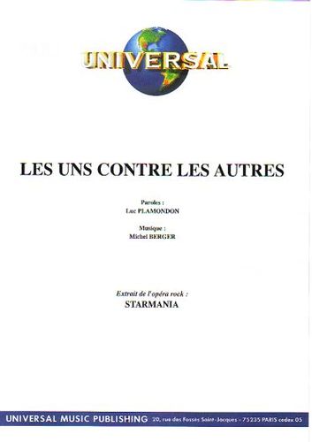 Plamondon, Luc / Berger, Michel : Les Uns Contre Les Autres