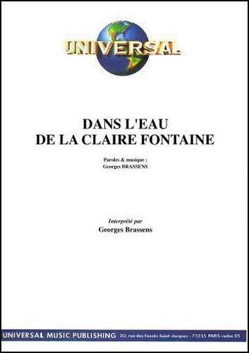 Brassens, Georges : Dans L'Eau De La Claire Fontaine