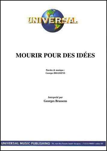 Brassens, Georges : Mourir Pour Des Idées
