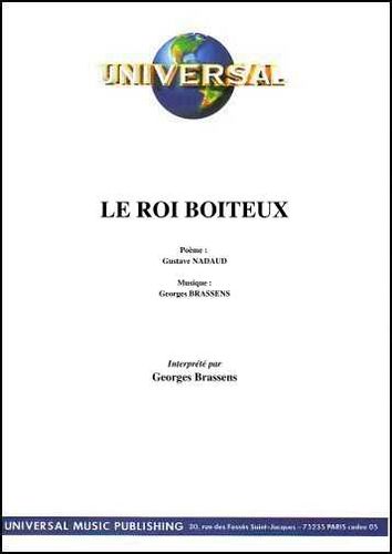Nadaud, Gustave / Brassens, Georges : Le Roi Boiteux