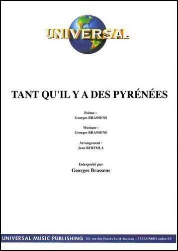 Brassens, Georges : Tant Qu Il Y A Des Pyrenees