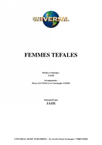 Zazie : Femmes Tefales