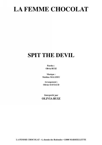  Ruiz, Olivia : Spit The Devil
